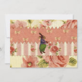 イースターお洒落なパーティの招待状 招待状 (裏面)