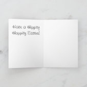 イースターお洒落グリーティング:ジャイアントシックのライダー カード (内部)