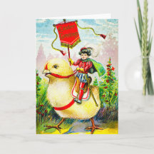 イースターお洒落グリーティング：ジャイアントシックのライダー