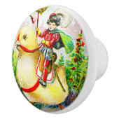 イースターお洒落グリーティング：ジャイアントシックのライダー セラミックノブ (右)