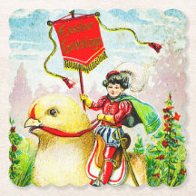 イースターお洒落グリーティング：ジャイアントシックのライダー