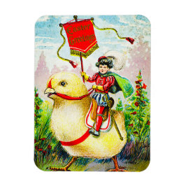 イースターお洒落グリーティング：ジャイアントシックのライダー マグネット