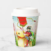 イースターお洒落グリーティング：ジャイアントシックのライダー 紙コップ (裏面)