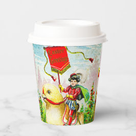 イースターお洒落グリーティング：ジャイアントシックのライダー 紙コップ