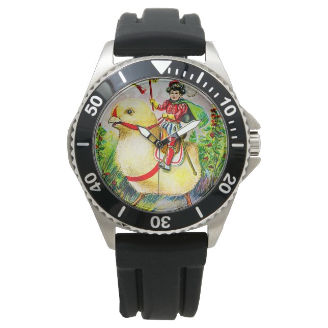 イースターお洒落グリーティング：ジャイアントシックのライダー 腕時計 (正面)