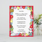 イースターお洒落バニーと詩キッズレターゲーム (スタンド正面)