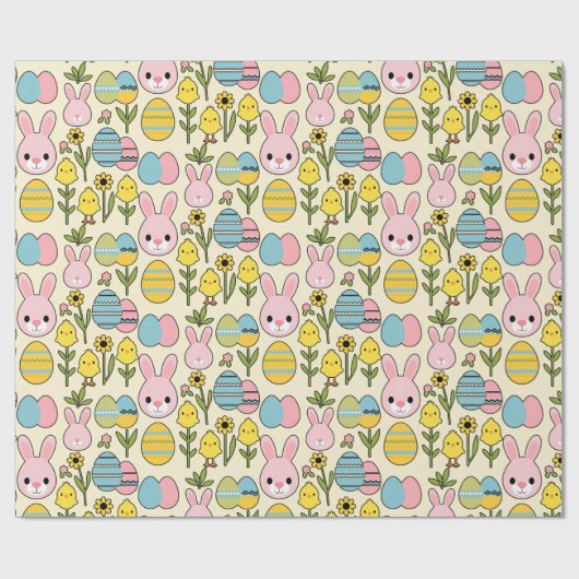 イースターお洒落ラッピング紙 ラッピングペーパー (フラット)