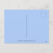 イースターお洒落卵の庭、バニーラビットの花 シーズンポストカード (裏面)