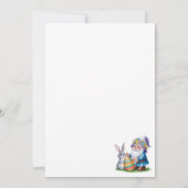 イースターお洒落卵狩り：水彩バニーとGn 招待状 (裏面)