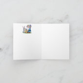 イースターお洒落卵狩り：水彩バニーとGn 招待状 (内部)