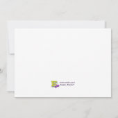 イースターお祝い家族の休日の招待状 招待状 (裏面)