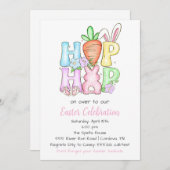 イースターお祝い招待状 シーズンカード (正面/裏面)