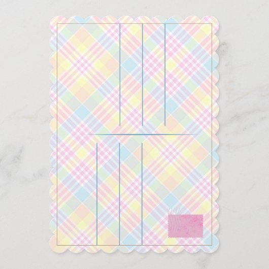 イースターお祝い招待状 招待状 (裏面)