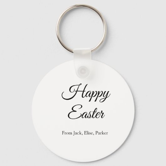 イースターお祝い追加QRフォトハッピーイースター キーホルダー (正面)