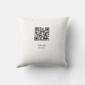 イースターお祝い追加QRフォトハッピーイースター クッション (裏面)