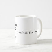 イースターお祝い追加QRフォトハッピーイースター コーヒーマグカップ (正面右)