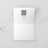 イースターお祝い追加QRフォトハッピーイースター サンキューカード (内部)