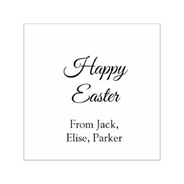 イースターお祝い追加QRフォトハッピーイースター セルフインキングスタンプ