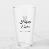 イースターお祝い追加QRフォトハッピーイースター タンブラーグラス (正面)