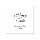 イースターお祝い追加QRフォトハッピーイースター ラバースタンプ (インプリント)