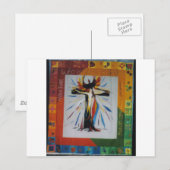 イースターお祝い シーズンポストカード (正面/裏面)