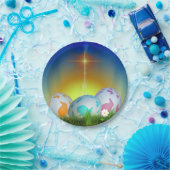 イースターお祝い ペーパープレート (パーティー)