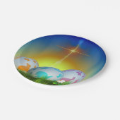 イースターお祝い ペーパープレート (アングル)