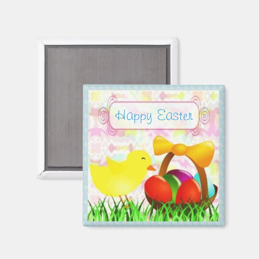 イースターかわいらしシック マグネット (正面/裏面)