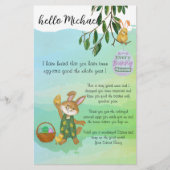 イースターかわいらしバニーからのブルーレター (正面)