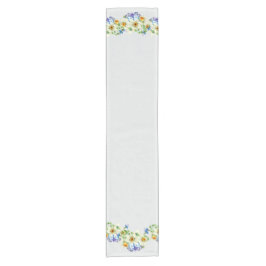 イースターかわいらしフラワー ショートテーブルランナー