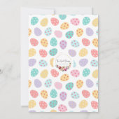 イースターがやってくる！招待状 招待状 (裏面)