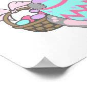 イースターが大好き！イースターバニー ポスター (角)