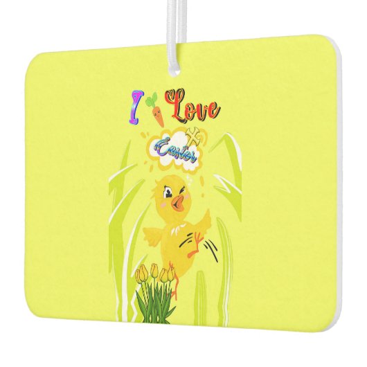 イースターが大好き カーエアーフレッシュナー (左)