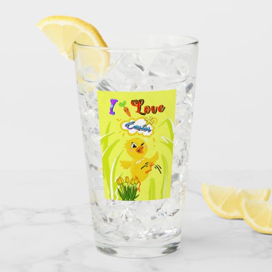 イースターが大好き タンブラーグラス (アイス正面)