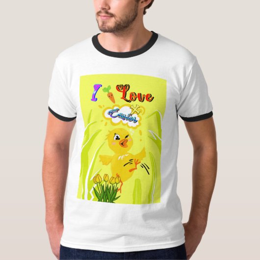 イースターが大好き Tシャツ (正面)