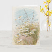 イースターが春の芽吹きをもたらす カード (黄色い花)