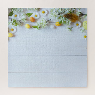 イースターさくらんぼプラム：黄色の卵。 ジグソーパズル