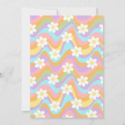 イースターだからホッピー二つの誕生日 招待状 (裏面)