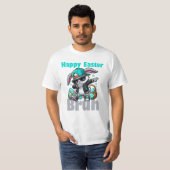 イースターだねBruh ダビングするイースターバニー  Tシャツ (正面フル)