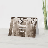 ***イースターでの双子の願い*** シーズンカード (正面)