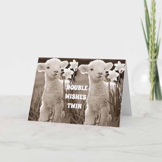 ***イースターでの双子の願い*** シーズンカード (正面)