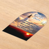 イースターでの挨拶 アクリル招待状 (レイダウン)