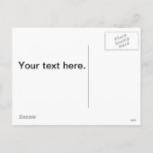 イースターとパームの日曜日の十字とシーン シーズンポストカード (裏面)