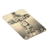 イースターとパームサンデーフローラクロス マグネット (右側)