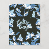 イースターとフローラウサギ ポストカード (正面)