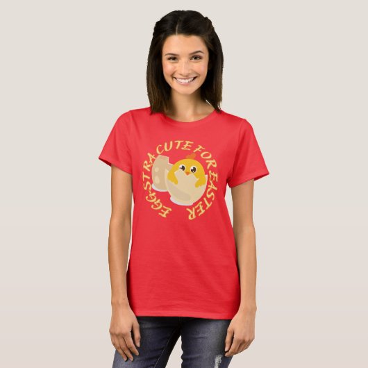 イースターにぴったり可愛いイースターチックのギフト Tシャツ (正面フル)