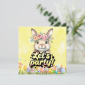 イースターにウサギとびこんで: 日程を保存 招待状 (スタンド正面)