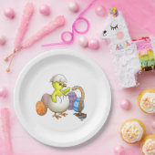 イースターに生まれたてのひよこ ペーパープレート (パーティー)
