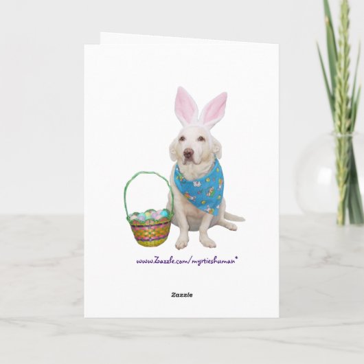 イースターのあなたの考えること シーズンカード (裏面)