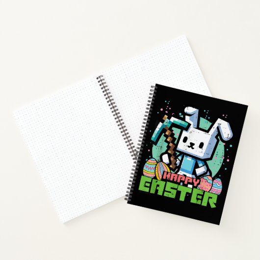 イースターのうさぎピクセルゲーム ノートブック (内部)
